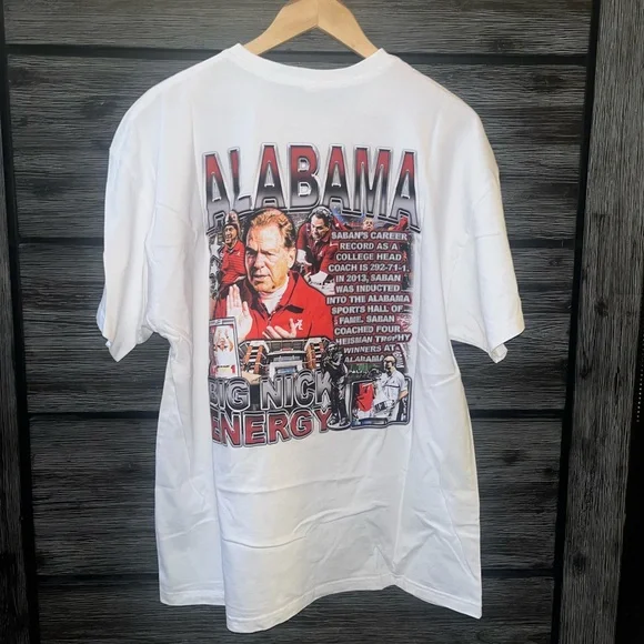 ‼️ Nick Saban University of Alabama Crimson Tide T-Shirt - XXL - Picture 2 of 4